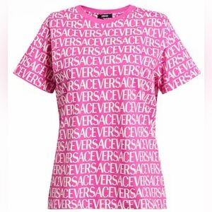 Versace Pink Logo T-Shirt